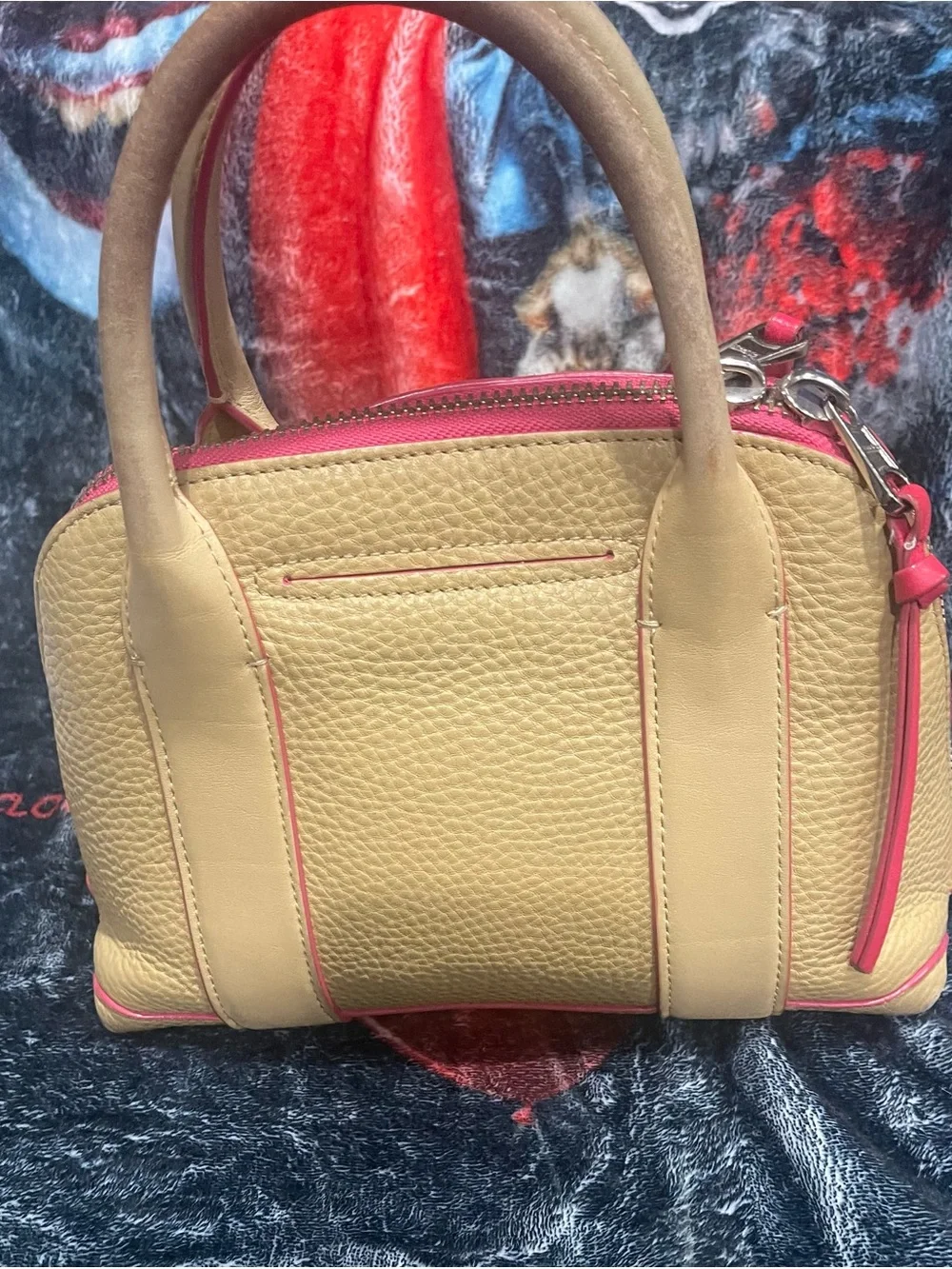 Coach pebbled leather